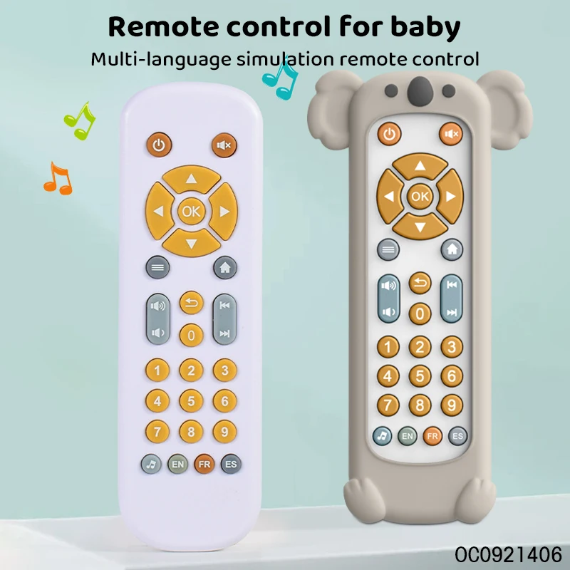 Montessori baby remote control simulation toys 1-3 years for early activities