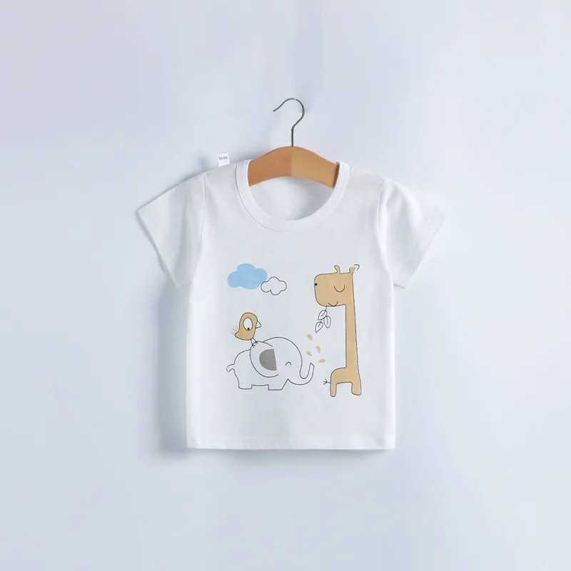 manufacturer Fashion white t shirts custom t shirt printing kids t shirt 100% cotton wholesale