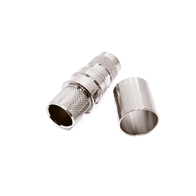 Made in China TNC Straight Type Male Crimp RF Connector for LMR600 12D-FB Coaxial Cable