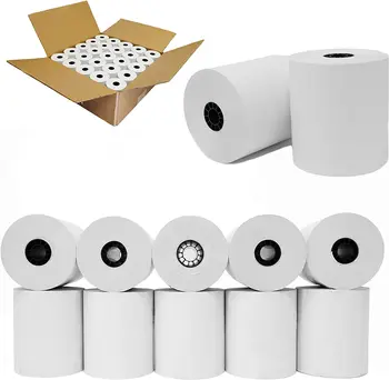 Long image life thermal paper rolls 2.25x50&80x80