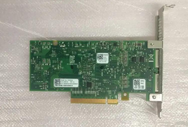 Mellanox MCX623435AN-CDAB ConnectX-6 100GbE Single-port SFP56 Network Interface Card with PCIe 4.0 x16 Support