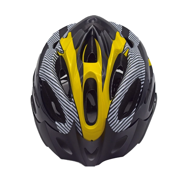 yellow adult bike helmet