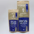 Bag Coffee Paper Bag Custom Resealable Stand Up Zip-lock Upright Kraft Paper Coffee Packaging Pouch Bag