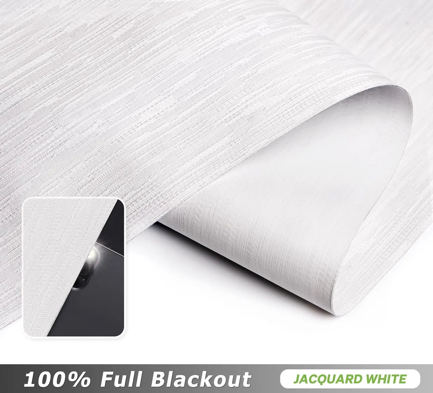 100% Blackout 380GSM 3M Width Flame Retardant UV Proof Waterproof Polyester Roller Blinds Fabric