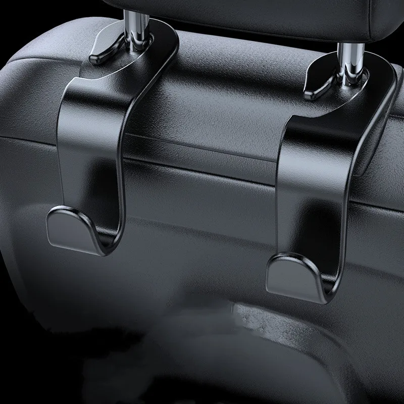 Car Hook Seat Hook SUV Back Seat Headrest Hanger Storage Hooks For Groceries Bag Handbag Auto Products Bearing 20kg
