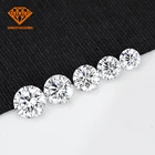 Diamond Color Loose Gemstones LOOSE Gemstone Moissanite Diamond D Color Round Shape 4mm Moissanite Precio
