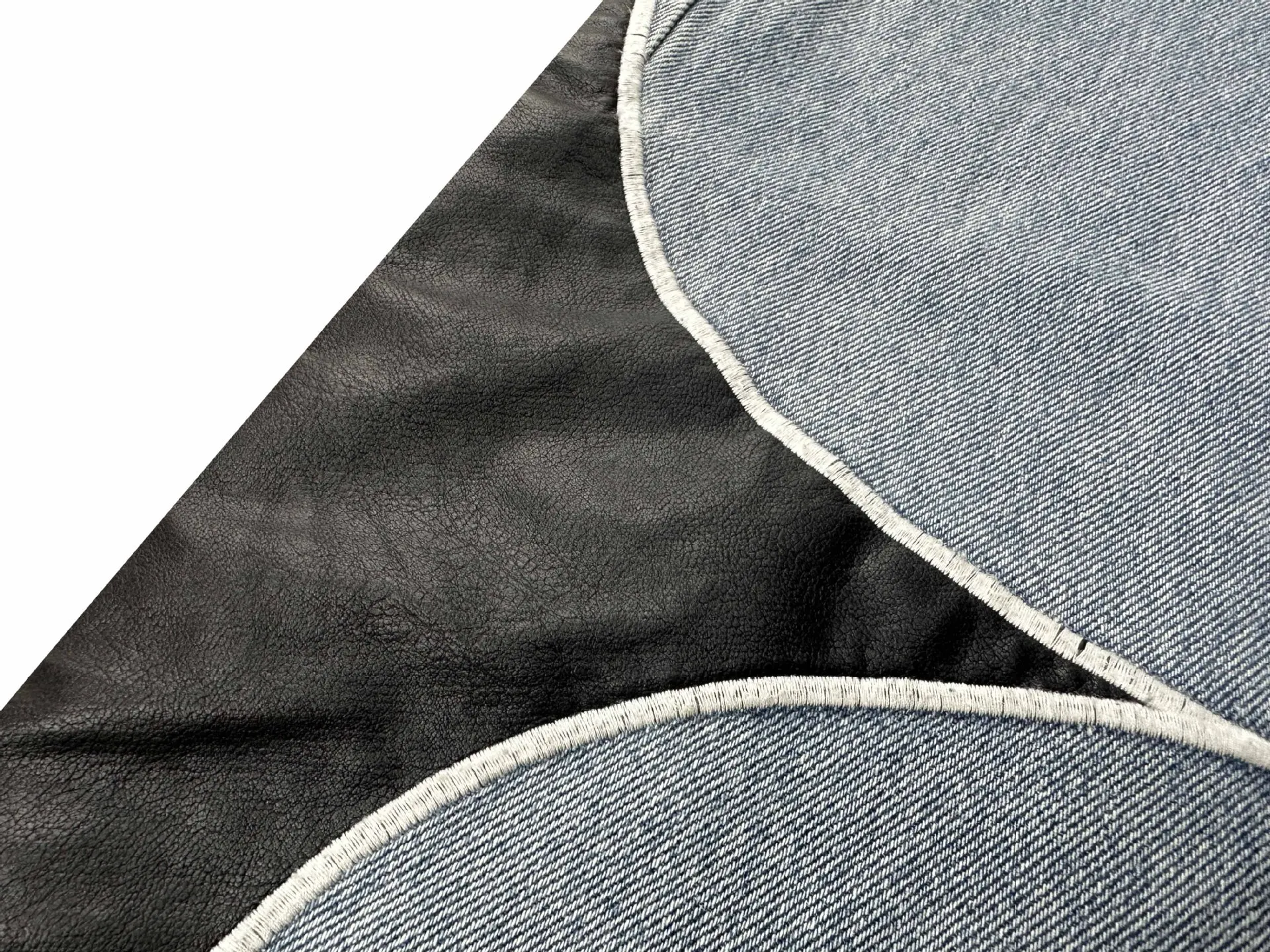 Vintage Mid Hop Wide Leg Baggy Botton Denim Fabric Jean Trousers Custom High Quality Fashion Casual Woven High Waist supplier