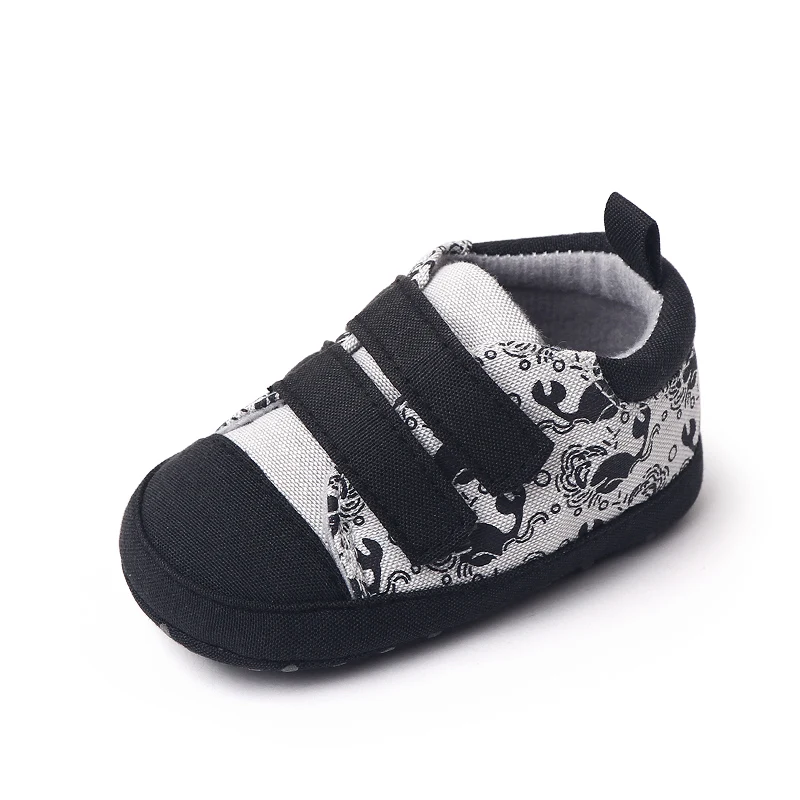 Spring and Autumn New Animal Pattern Soft Soled Infants Casual Walking Shoes for Baby Boys factory