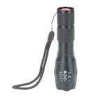 Holster Available Zoomable Flashlight Hot Sale Aluminum Alloy Anodizing Surface Zoomable 5 Modes T6 Torch With Holster Tactical Led Flashlight