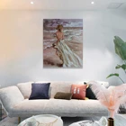 Wall Painting Custom Portrait Printing Wall Decoration Hand Art Sexy Women Painting