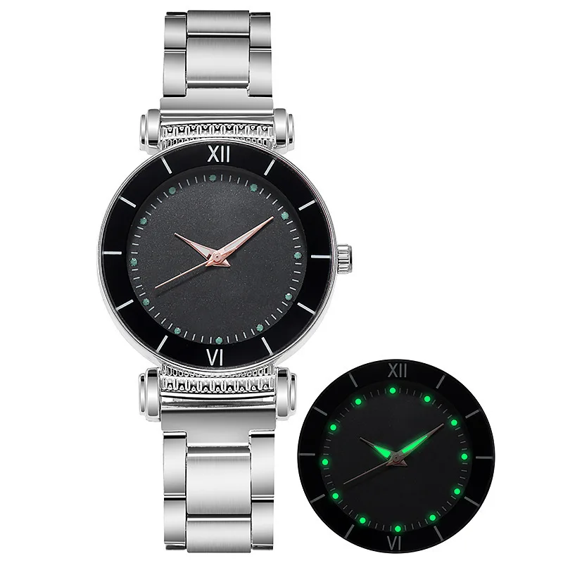 Wholesale Price Fashion Ladies Alloy Wrist Watch Luminous Design 38mm Quartz Watch For Women Montre Femme