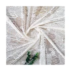 Textile Lace Clothing Fabric 70% Cotton Knitting Home Textile And Voile Sheer Tulle Curtains Fabric