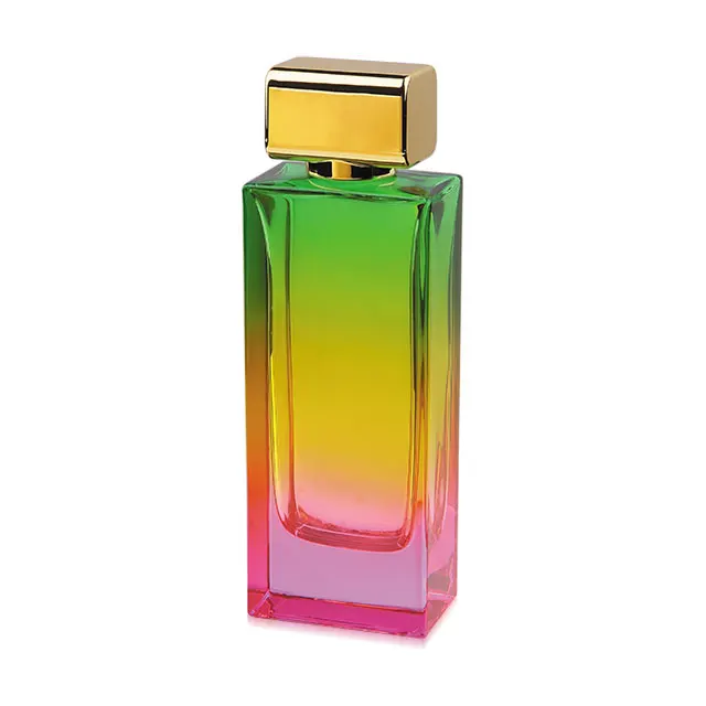 color elegant wholesale multicolor painting custom 100ml perfume glass bottles