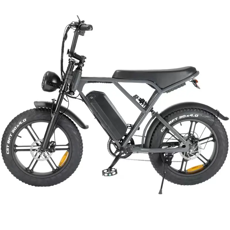 eu usa stock 20x4 500w 750w 1000w electric fat tire bike hydraulic/disc brake ebike cycle e fatbike electrische fat bike ouxi v8