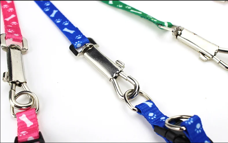 热卖宠物项圈牵引绳型可穿戴尼龙蹦极免提狗绳