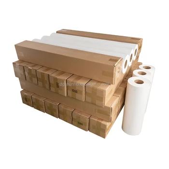 High Quality Hot Peel Heat Transfer White Printing Paper Roll 30cm 60cm 100g DTF Paper Roll For DTF Printer