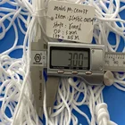 Round Round High Quality 3mm/2.5mm/3.5mm /5mm Round /flat Type White Elastic Ear Band Elastic Loop