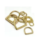 Ring Bag Ring High-end Handmade Leather Bag Accessories 1 Inch Solid Brass D Ring