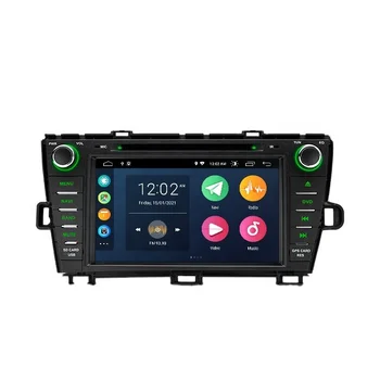 XTRONS 8 inch android double din car radio for toyota prius with full rca output/obd ii/dvd/gps/dsp, car head unit