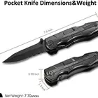 Knife Stainless Steel Folding Knife Pocket Knife Multitool Tactical Knife For Camping Emergency Outdoor