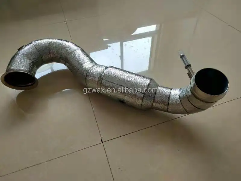 High Performance Stainless Steel Exhaust Pipe Three way catalytic converter Downpipe for Benz A45 Pipe Diameter 89mm