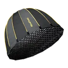 NiceFoto LED-90cm Parabolic Softbox With Grid Quick Set-up Deep Softbox For LED Light Umbrella Frame Softbox With Grid