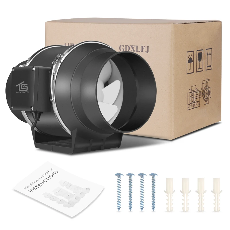 Inline Duct Fan, AC 220V~240V, Electric - detail 14