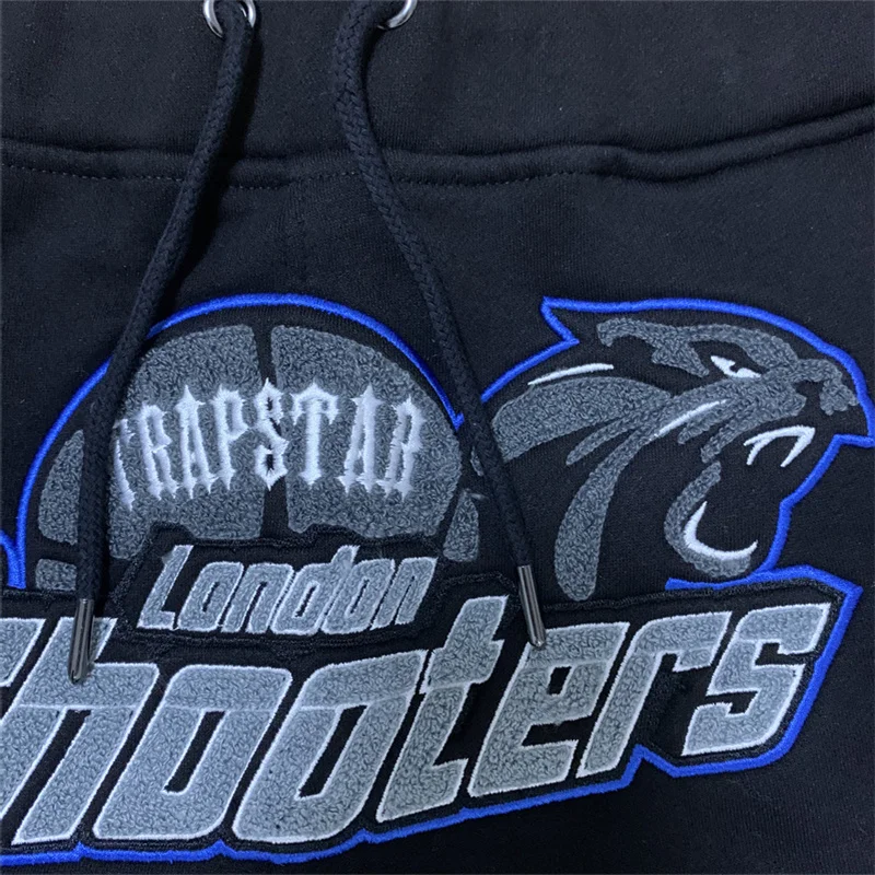 Summer Men Trapstar London Shooters Short Set Women 11 Top Quality Cotton Embroidered Tshirts