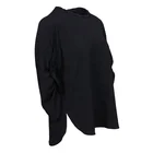 Custom Huiquan Wholesale Custom Blank White T Shirt Office Lady Women Long Sleeve T-Shirt