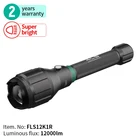 Led Flashlight Flashlight ALS 12000lumen High Powered Led Flashlights Long Distance Super Powerful Flashlight