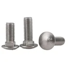 Bolt Manufacturer 304 Stainless Steel Carriage Bolt ANSI/ASME B18.5 5/16"-18x3-1/2"