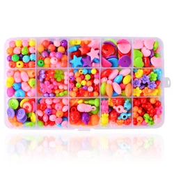 Acrylic Beads For Bracelet Making Diy Art And Craft Jewellery Making Kit Multi-colored Beads Set