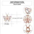 Celtic Pendant Fashion Design 925 Sterling Silver Celtic Butterfly Pendant Necklace For Women