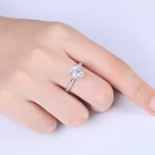 Jewelry Ring SKA Supplier Jewelry Design 18K Gold Moissanite Ring Customized Wedding Engagement Ring