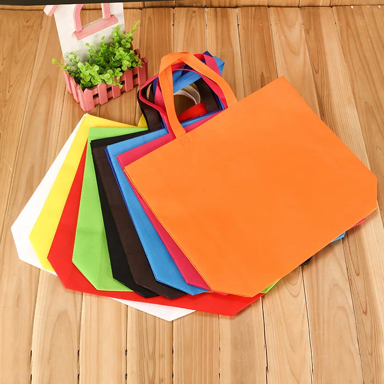 Wholesale Custom Eco-Friendly Recycled Non Woven Tote Bags PP Laminated Cartoon Pattern Shopping Bag Reusable supplier