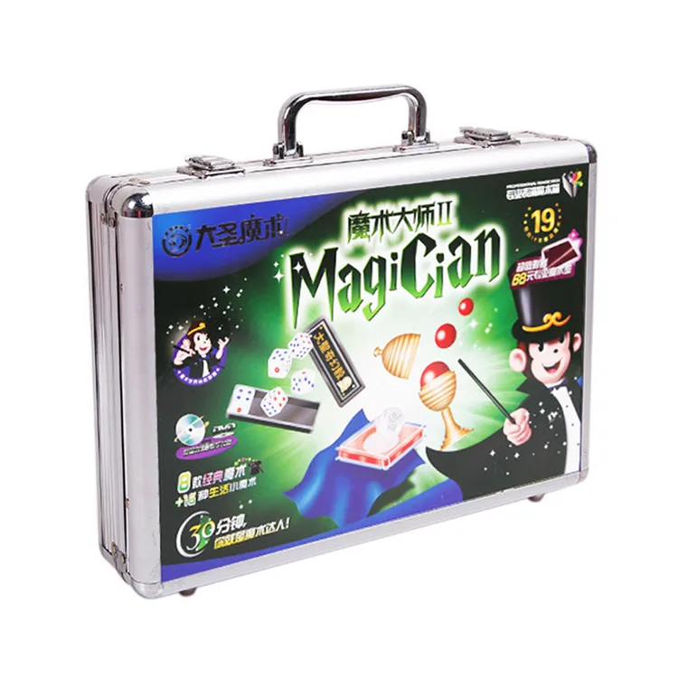 Wholesale classic professional stage illusion magic tricks kit set toys for kids