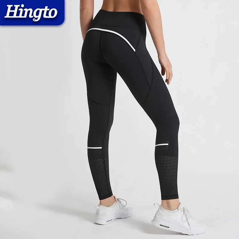 Strength Factory Customization Active Wear Gym Fitness Women High Waist Yoga Pants Compression Running Tight Pocket Leggings