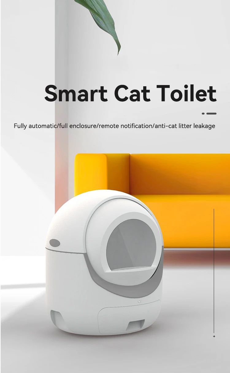 App Wifi Control Intelligent Self-cleaning For Big Pet Cats Toilet ...