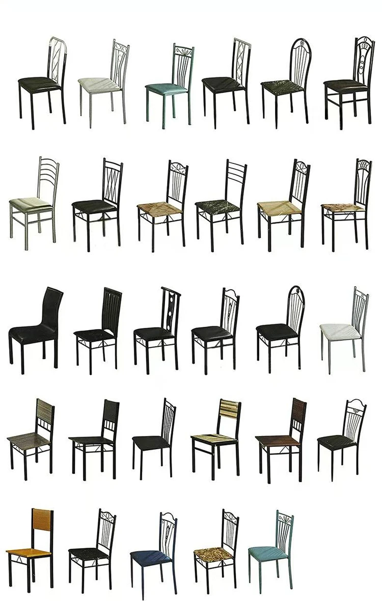 French Style Black Contemporary Designer Dining Room Furniture Classic Modern Nordic Glass Dining Table Set With 4 Chairs