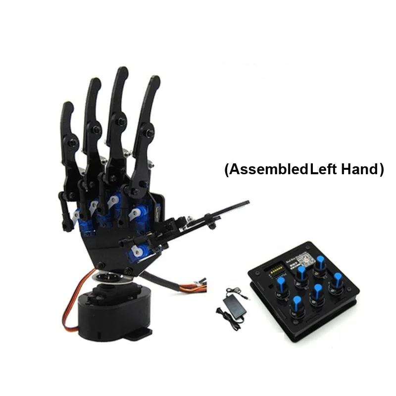 Humanoid Robot Arm with Fingers Manipulator & Servo for DIY Robotics Assembled 