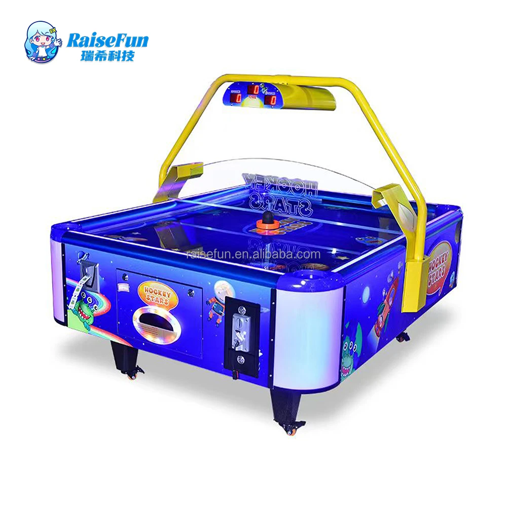 product factory coin operation air hockey game multiplayer 2 player electronic scoring air hockey table arcade battle for game room-0