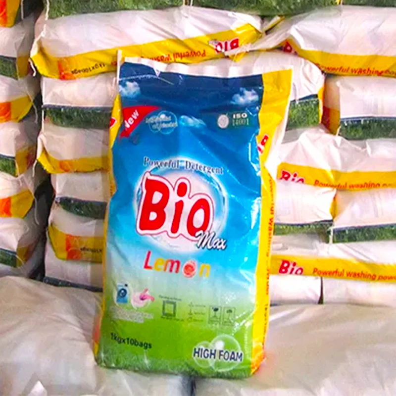 Highly for Active Industrial Laundry Detergent Powder Wholesale Lemon Scented High Foam Neutral Soap Powder Disposable Bulk Soap factory