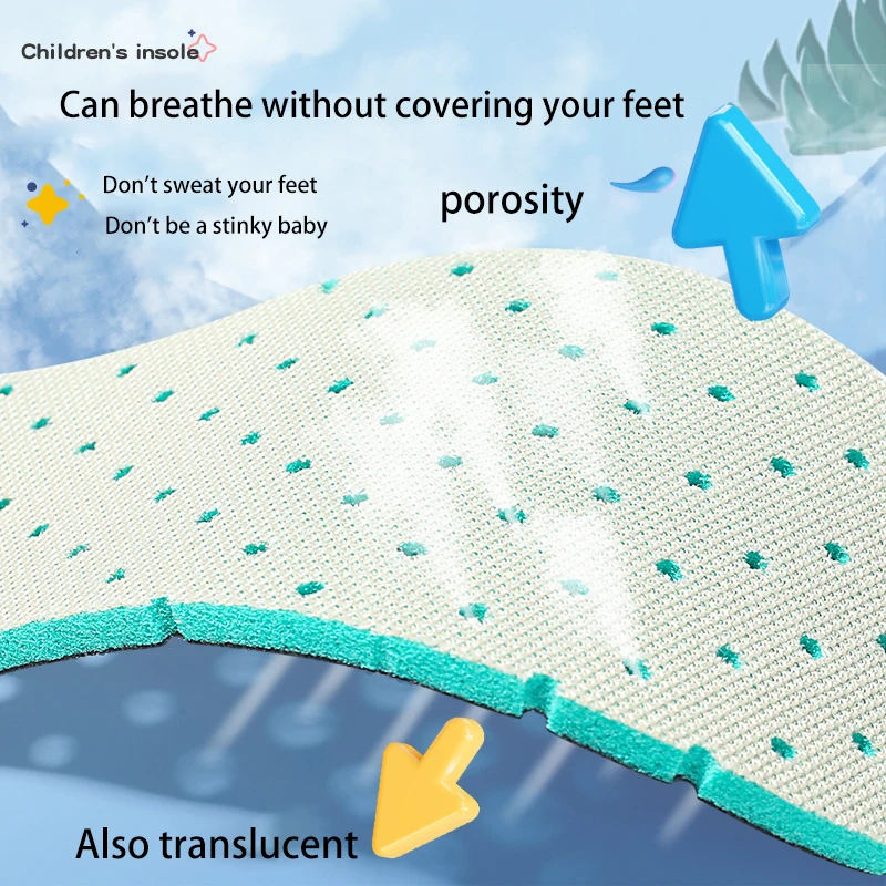 Childrens Sports Insoles Summer Breathable Shoe Pads Childrens Sports Insoles Summer Breathable Shoe Pads