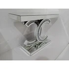 Entrance Table Modern Fashion MDF Glass Decor Glass Entrance Console Table Furniture