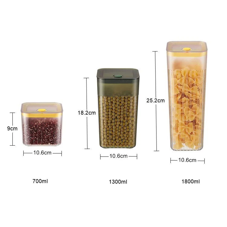 Hot Selling Transparent Food Storage Box Kitchen Organizer Daily Use Storage container