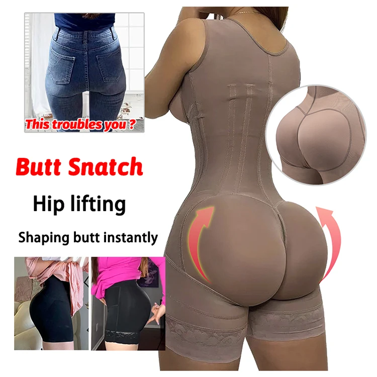 High Compression Tummy Tucker Fajas Shapewear Postpartum Belly Flat Sheath Strong Waist Trainer Shaper Colombian Girdle Shaper