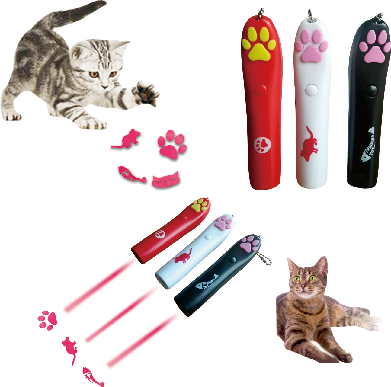 paw beam laser cat toy