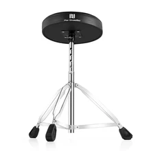 PDT200Durable Comfortable Black Wooden Drum Stool Chairs Chinese Musical Instrument Recording Use