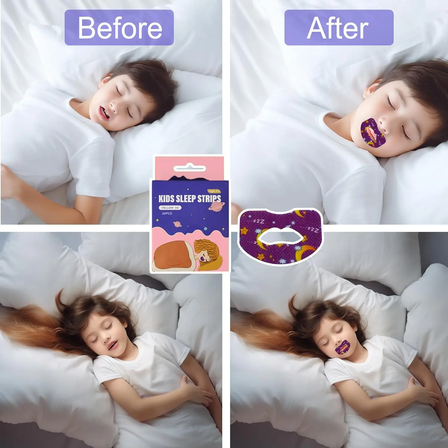 product best selling products 2023 sleep strips professional kids sleep mouth strips portable mouth tapes for better nose breathing-9
