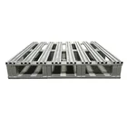 Pallet Pallets Metal Double Face Steel Pallet Reusable Heavy Duty Stakable Steel Pallets With Side